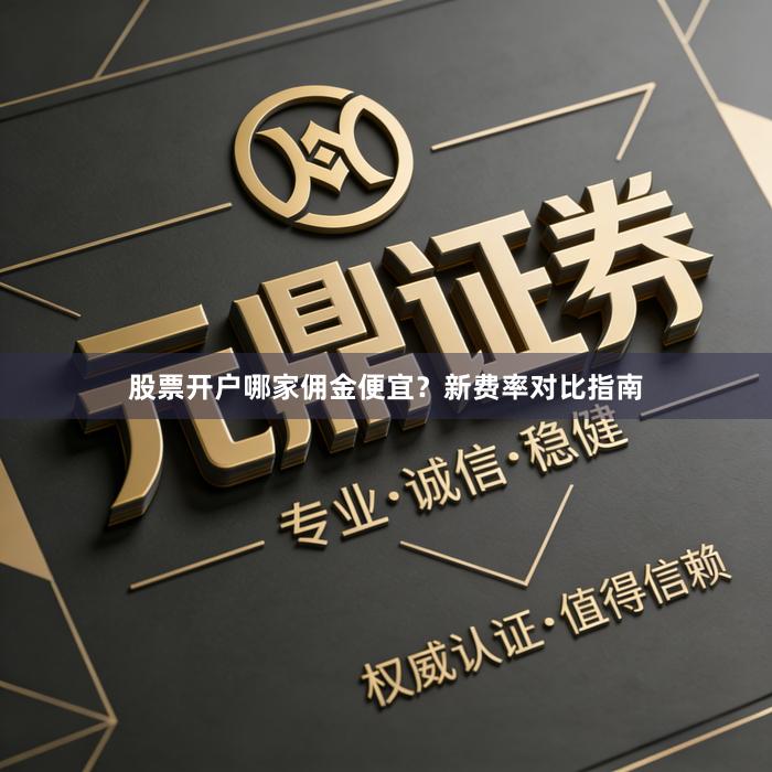股票开户哪家佣金便宜？新费率对比指南