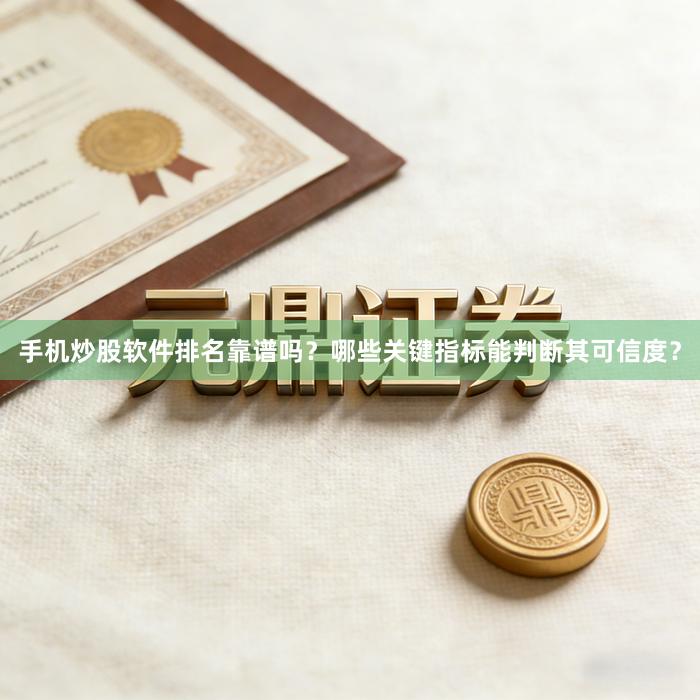 手机炒股软件排名靠谱吗？哪些关键指标能判断其可信度？