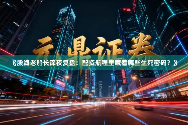 《股海老船长深夜复盘：配资航程里藏着哪些生死密码？》