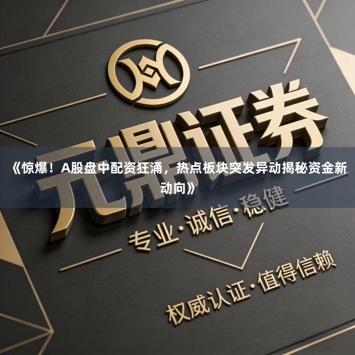 《惊爆！A股盘中配资狂涌，热点板块突发异动揭秘资金新动向》